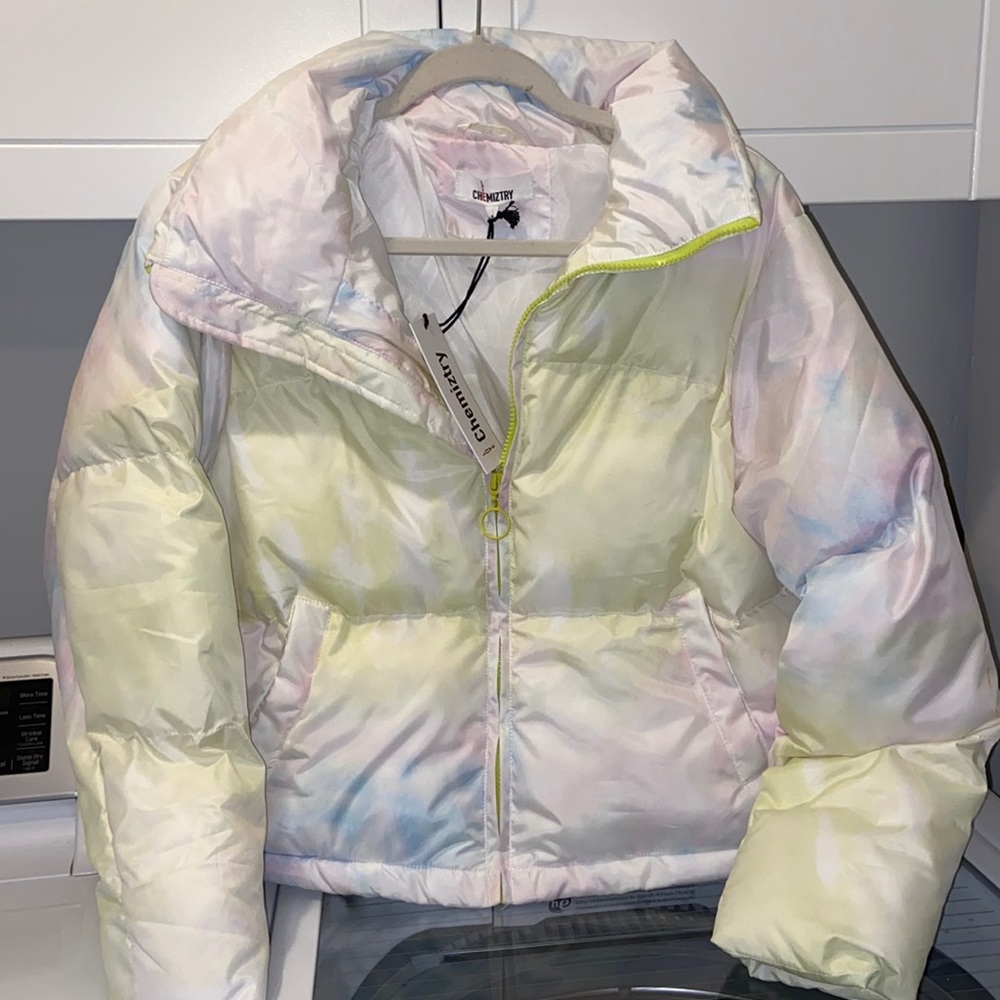 Pastel Tie Dye Puffer